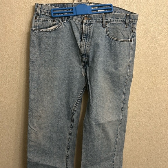 Levi Strauss Men Regular light Wash Denim Jeans Size 40x30 - Picture 1 of 1